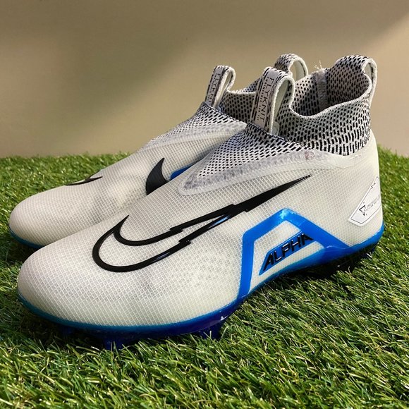 Nike Alpha Menace Elite 3 Football Cleats Game Royal White CT6648-101 Mens main image 9